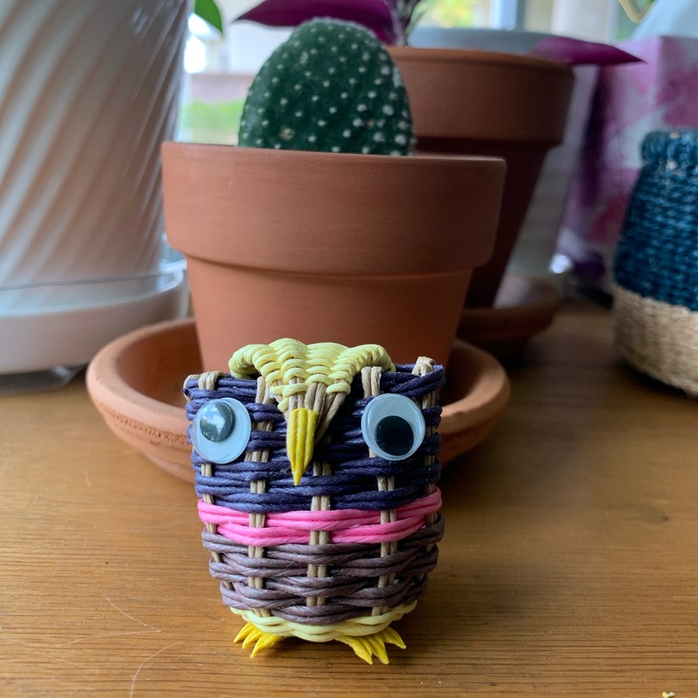 Handmade Owl Bell Charm